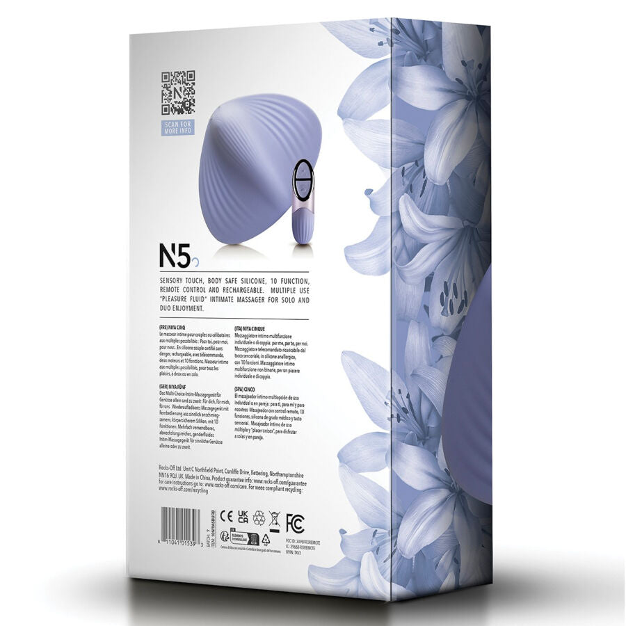 NIYA N5 Masseur Intime Multi-Usages Télécommande — accessoires inclus