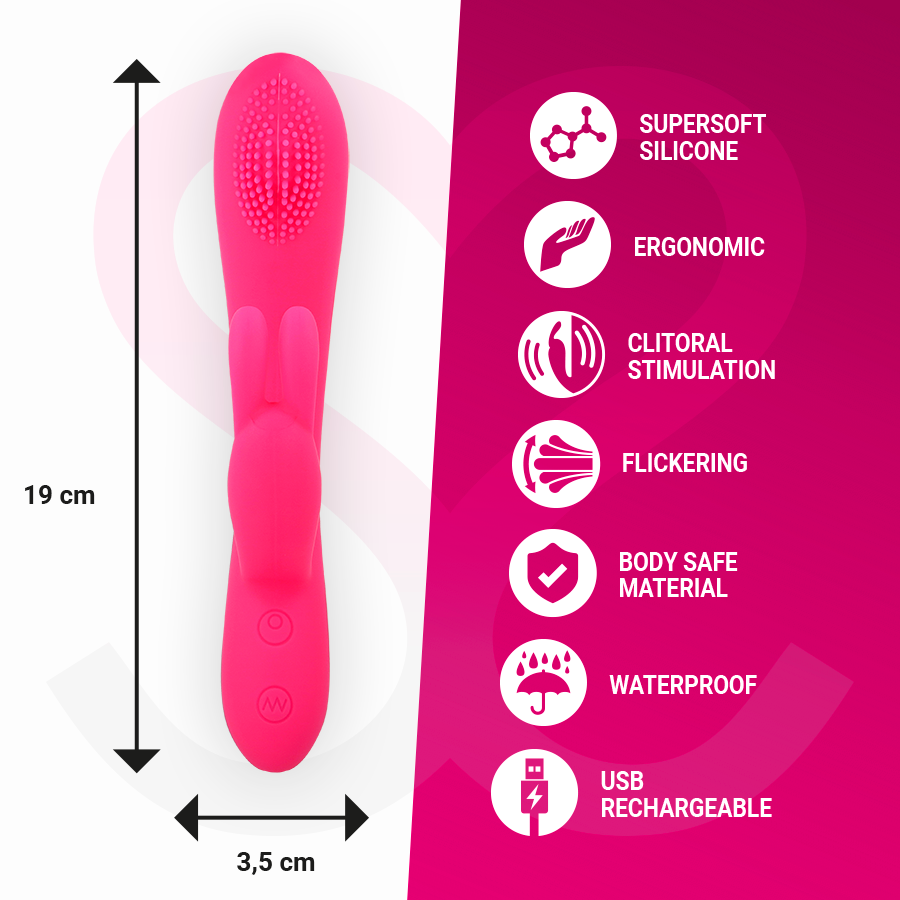 MORESSA Gino Rechargeable Silicone Premium — accessoires inclus
