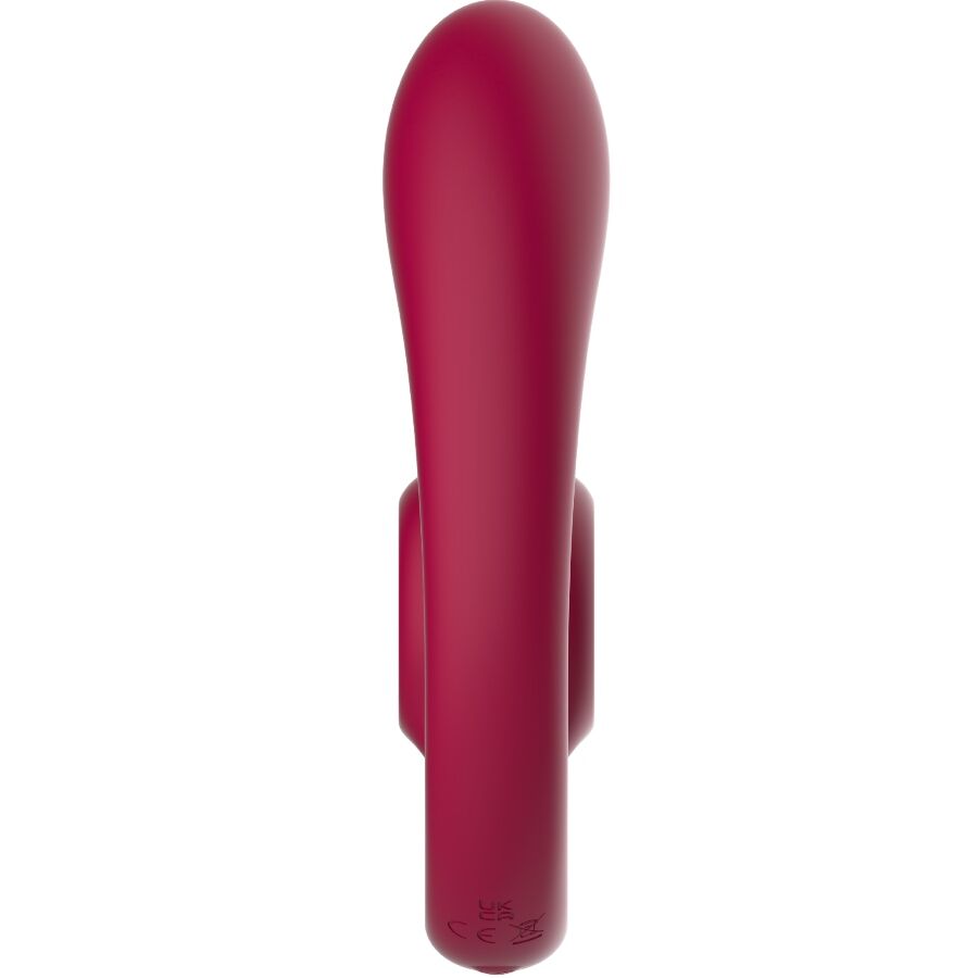 SNAIL VIBE Gizi Duo Stimulateur Couples Télécommande Bourgogne — accessoires inclus