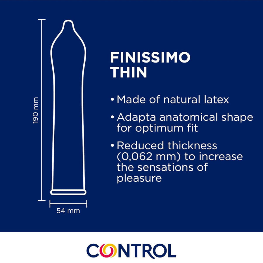 CONTROL CONDOMS Préservatifs Finissimo Senso 144 Unités — vue détaillée