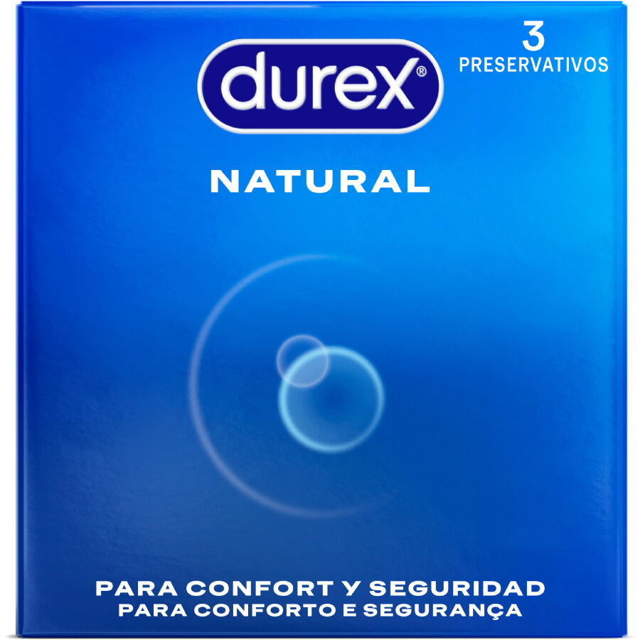 DUREX CONDOMS Préservatifs Naturels 3 Unités - Aura Intime