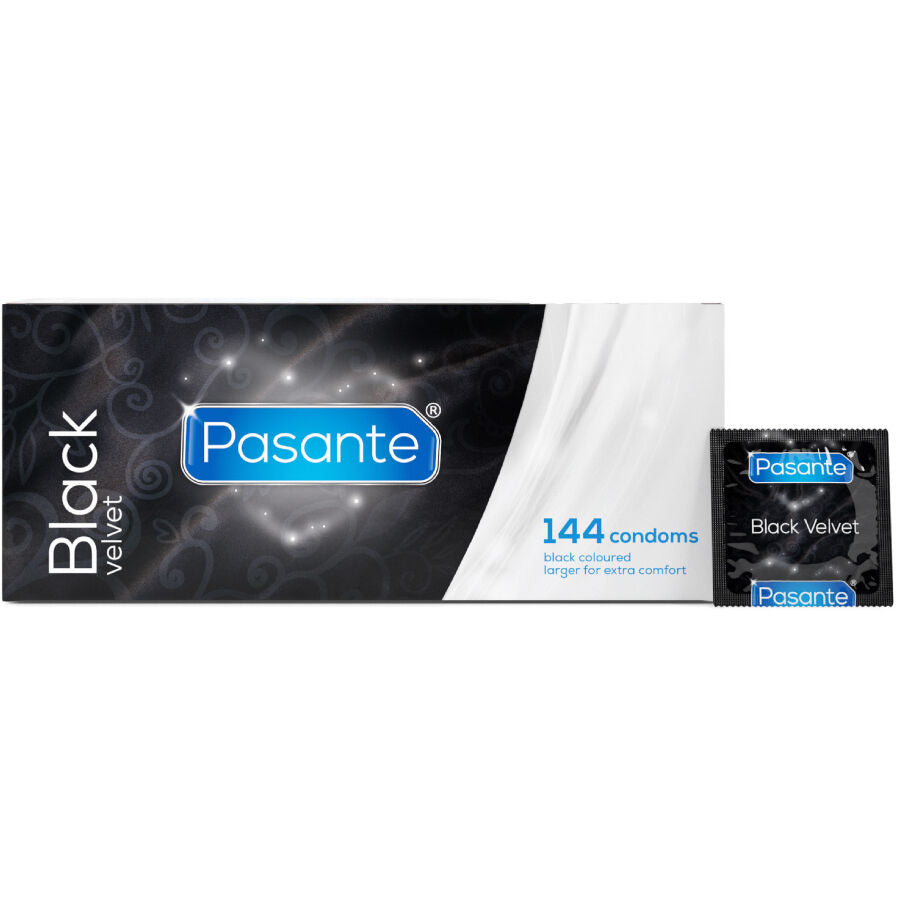 PASANTE Préservatifs Velours Noir Boîte 144 Unités — vue détaillée