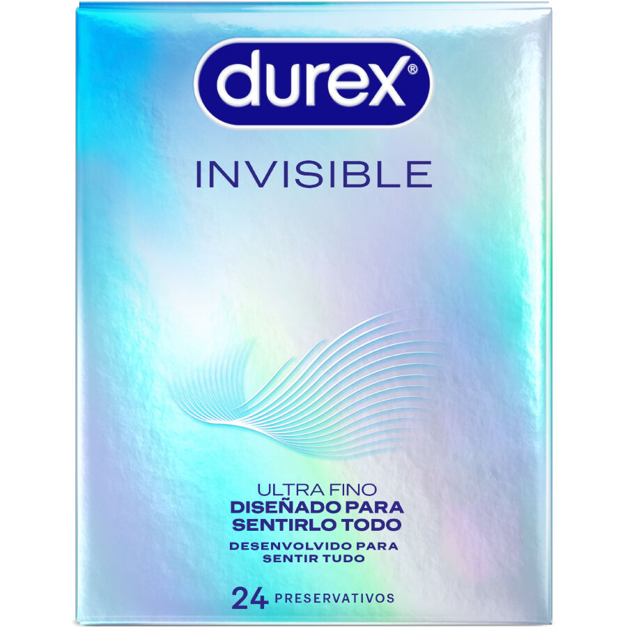 DUREX CONDOMS Préservatifs Ultra Fins Invisibles 24 Unités - Aura Intime