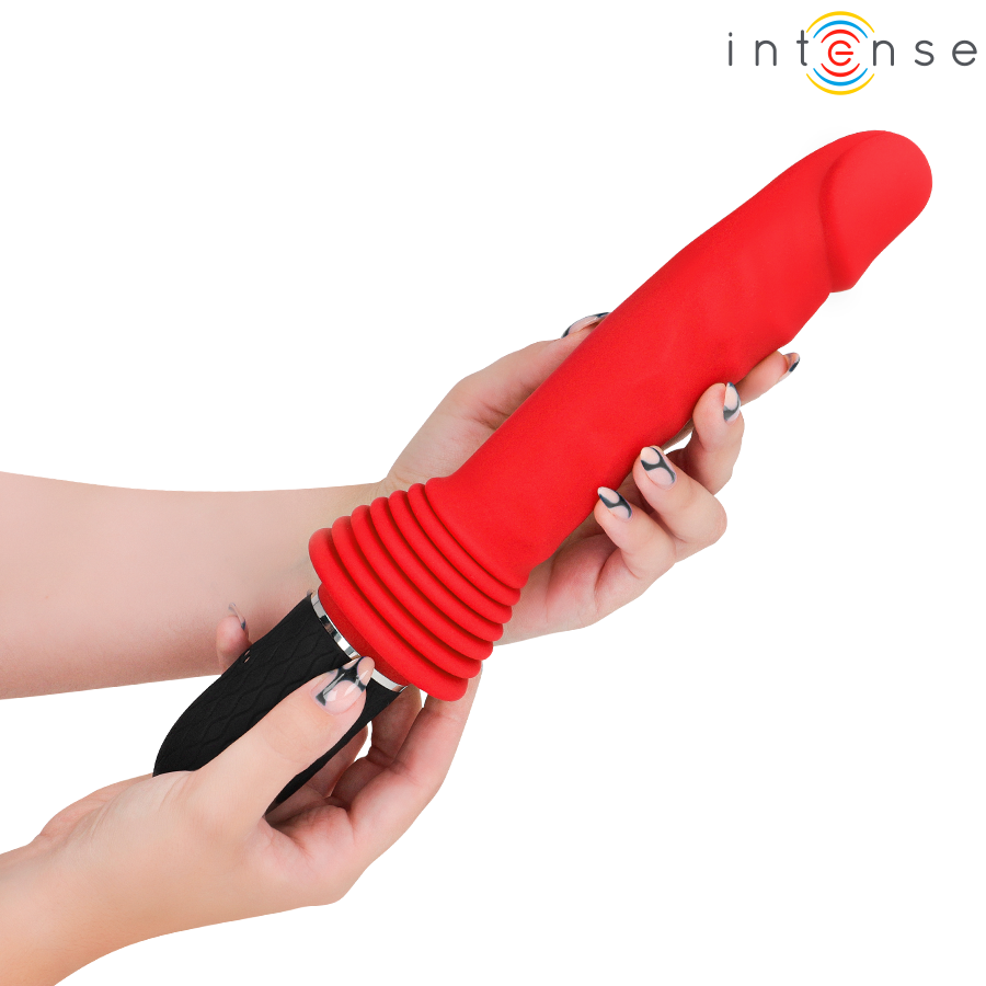 INTENSE HIGH TECH VIBRATEUR À POUSSÉE TÉLÉCOMMANDÉ CYNTHIA CHAUFFAGE — accessoires inclus