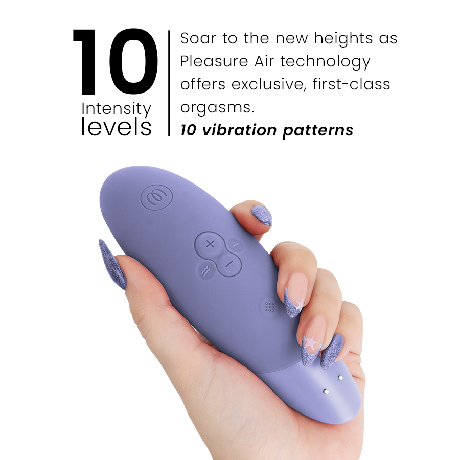 WOMANIZER Stimulateur Clitorial Améliorant Lilas — accessoires inclus