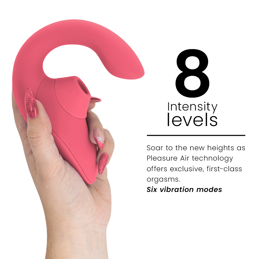 WOMANIZER Vibrateur Stimulateur Blend Rabbit Rose Vibrante — accessoires inclus