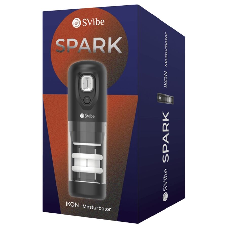 SNAIL VIBE Masturbateur Ikon Spark À Poussée Rotation — accessoires inclus