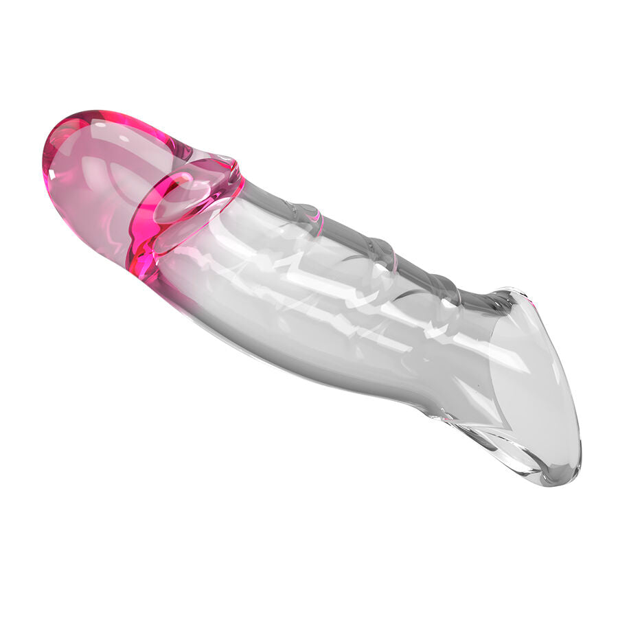 PRETTY LOVE MALE DARNELL COUVERCLE PÉNIS À EFFET TRANSPARENT — accessoires inclus