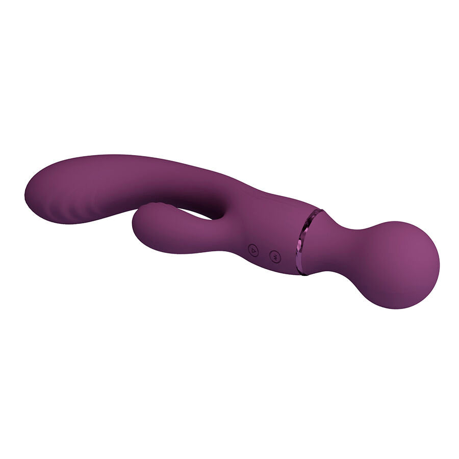 PRETTY LOVE FLIRTATION Vibrateur Point G Violet Polyvalent — accessoires inclus