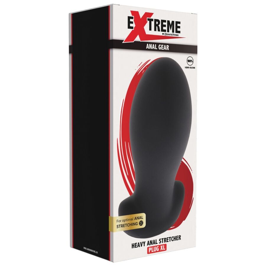 HIDDEN DESIRE Extreme Heavy Stretcher Plug Anal Xl — accessoires inclus