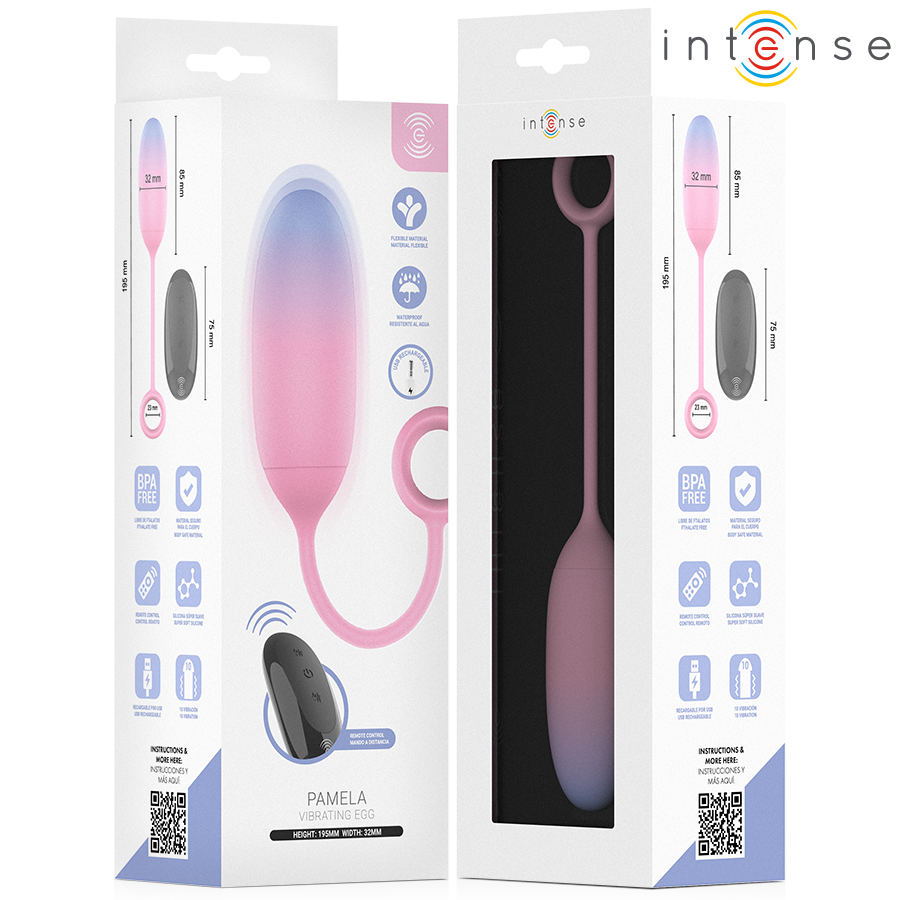 INTENSE REMOTE CONTROL Pamela Vibrateur Gradient G-Point — accessoires inclus