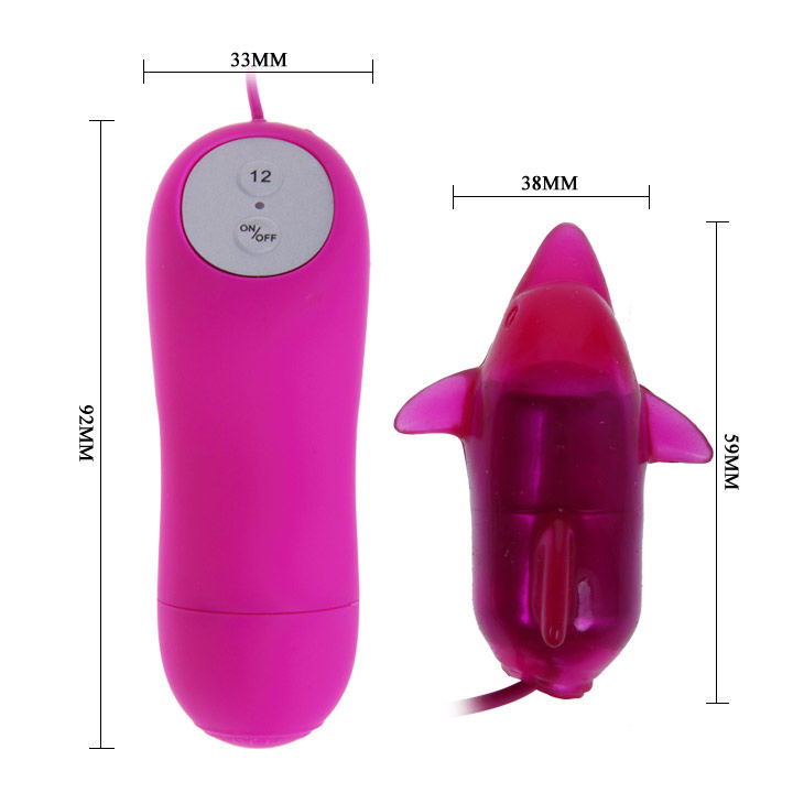 BAILE STIMULATING Vibrateur Dolfin Mignon Secret 12V — accessoires inclus