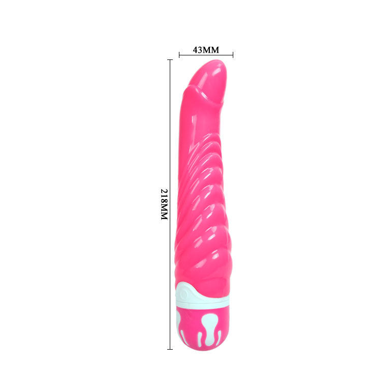 BAILE VIBRATORS Bite Réaliste Rose G-Spot 21.8 Cm — accessoires inclus