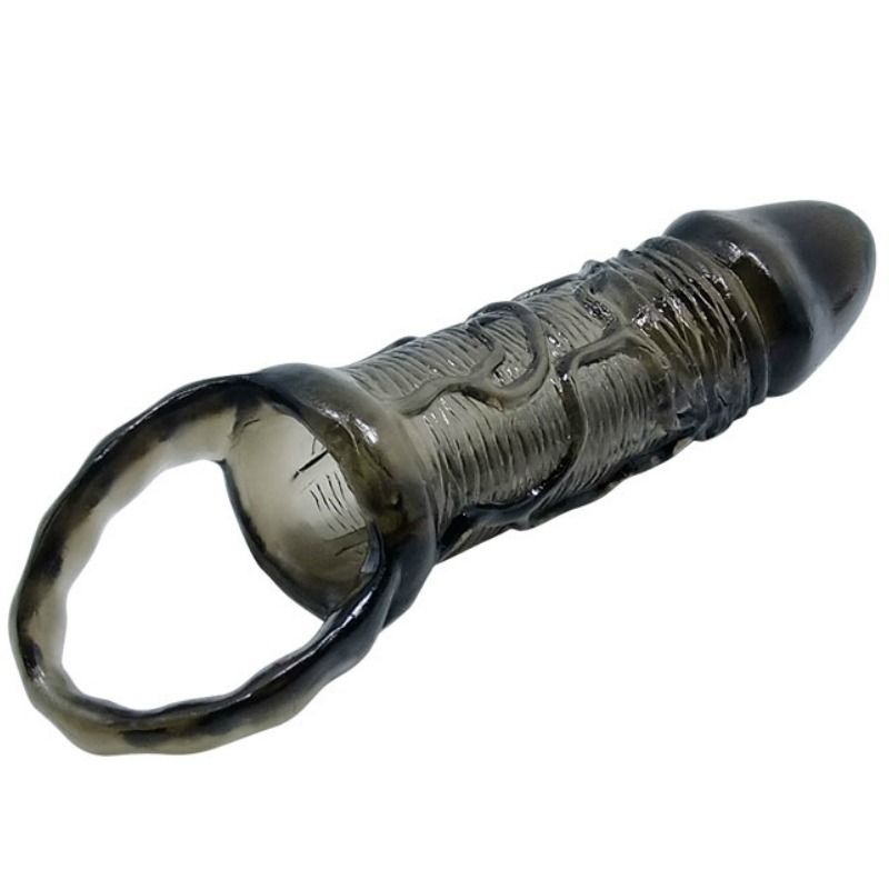 BAILE - Penis Extension Sleeve With Testicle Strap 11.5 Cm
