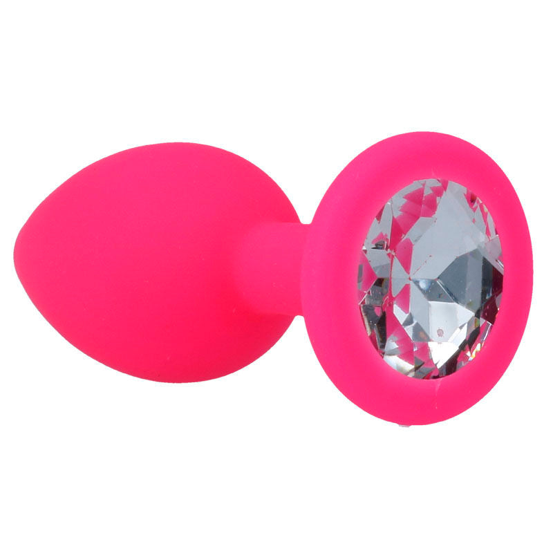 INTENSE ANAL TOYS Plug Anal Shelki S Fuchsia — accessoires inclus