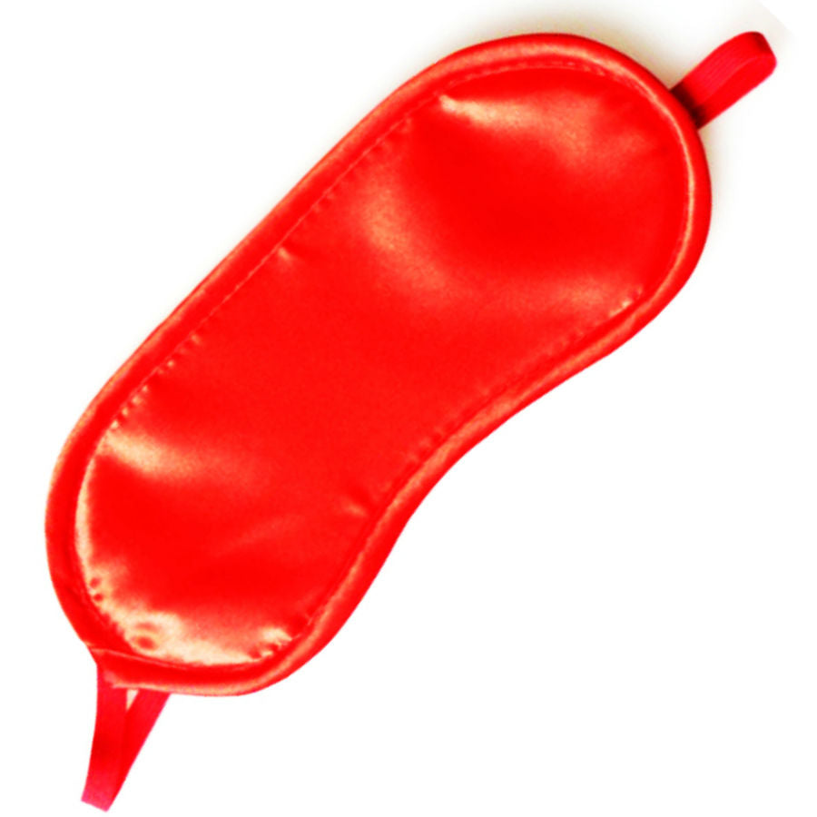 SECRETPLAY 100% FETISH Yeux Rembourrés Rouge — vue détaillée