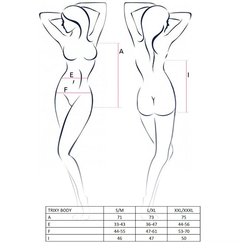 PASSION WOMAN TEDDIES Femme Trixy Teddy Noir Taille L/Xl — vue détaillée