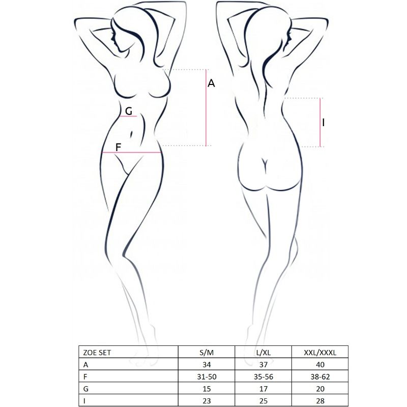 PASSION WOMAN SETS Ensemble Zoe Femme Taille L/Xl — vue détaillée