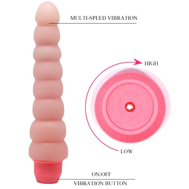 BAILE VIBRATEUR FLEXIBLE FLEXI VIBE SENSUAL SPINE 19 CM — accessoires inclus