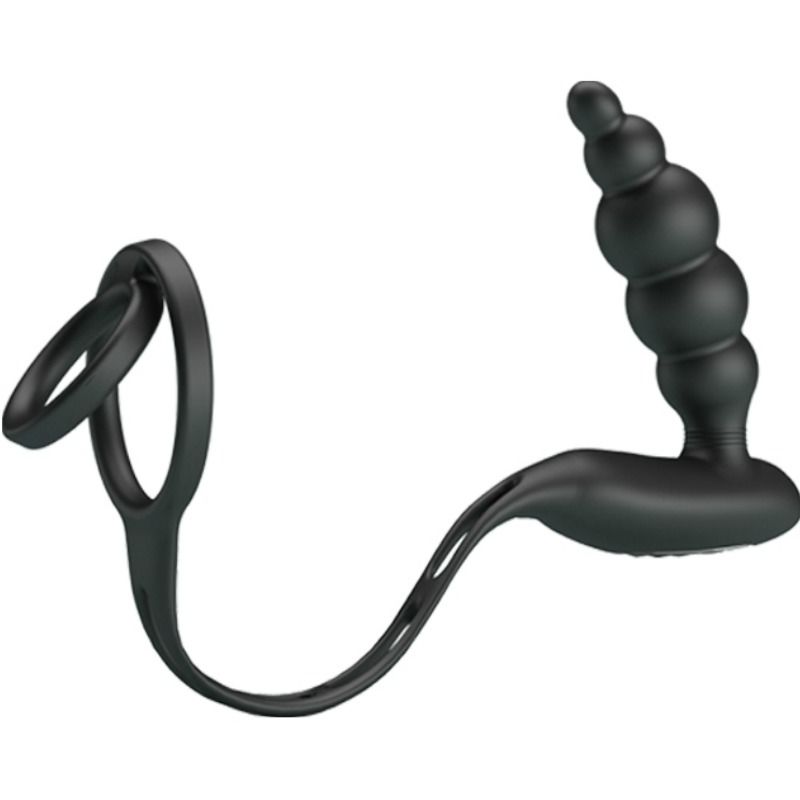 PRETTY LOVE Anneaux Pénis Plug Vibrateur — accessoires inclus