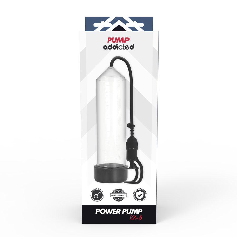 PUMP ADDICTED Rx5 Transparent — accessoires inclus