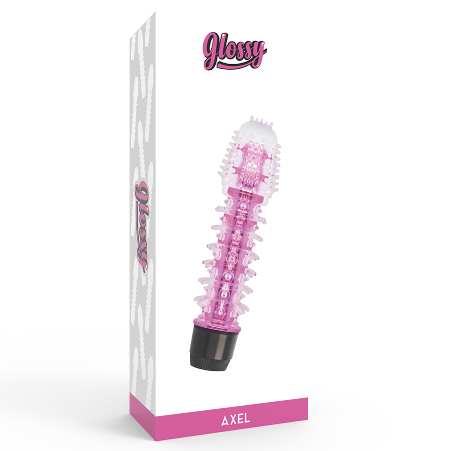 GLOSSY Axel Vibrateur Rose — vue arrière