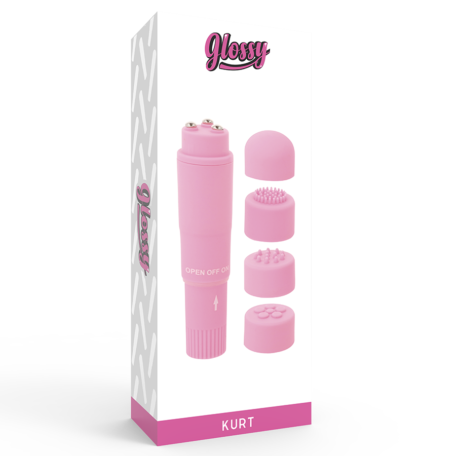 GLOSSY Masseur Poche Kurt Rose — vue arrière
