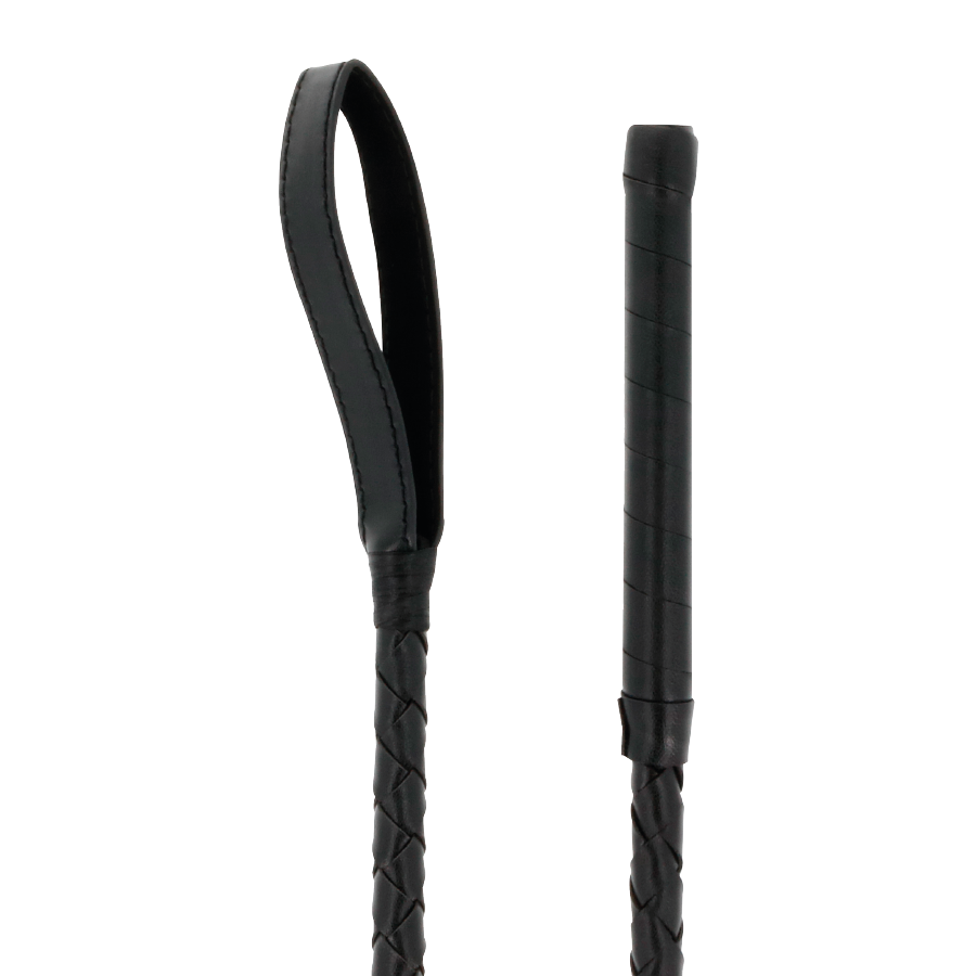 DARKNESS SENSATIONS Fouet Bdsm Fetish Noir 70 Cm — vue détaillée