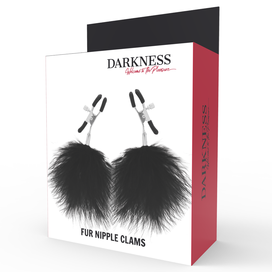 DARKNESS SENSATIONS Pinces À Tétons Pom-Pom 2 — vue arrière