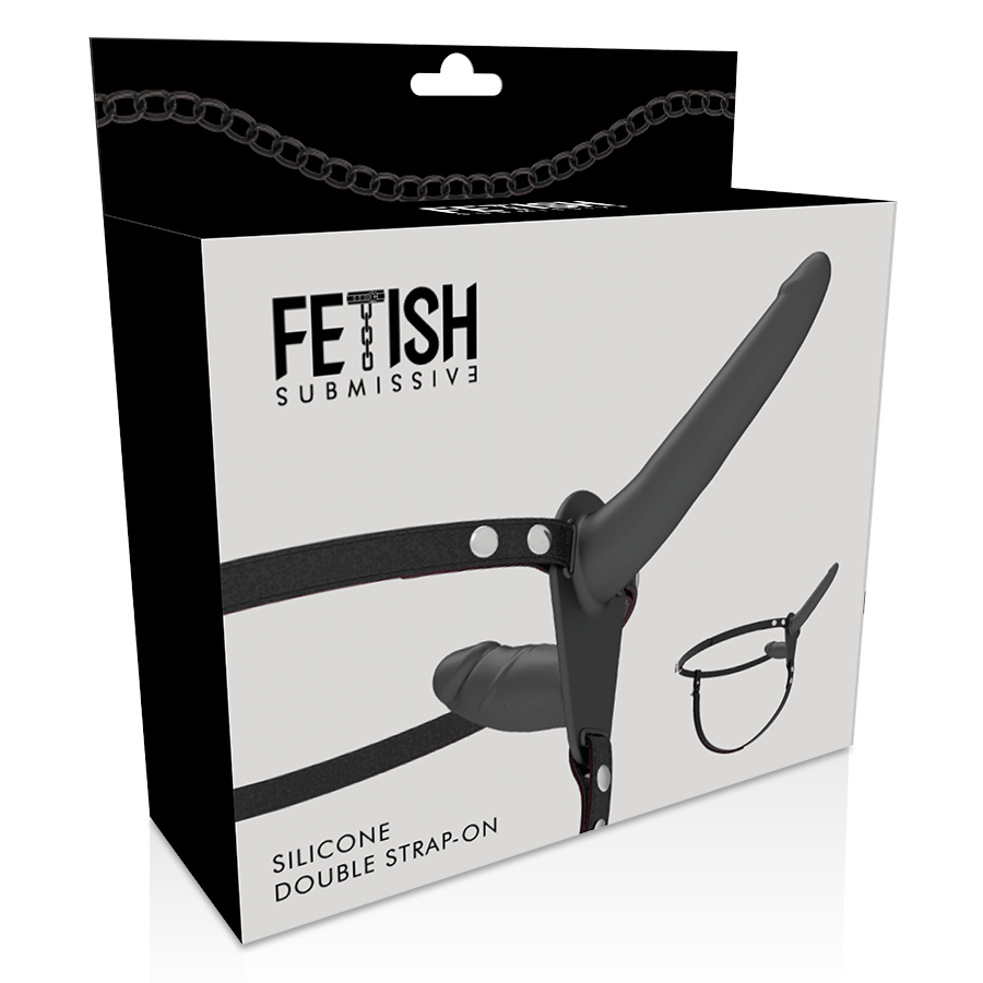 Fetish Submissive Double Penetrix Strap-On Black Up