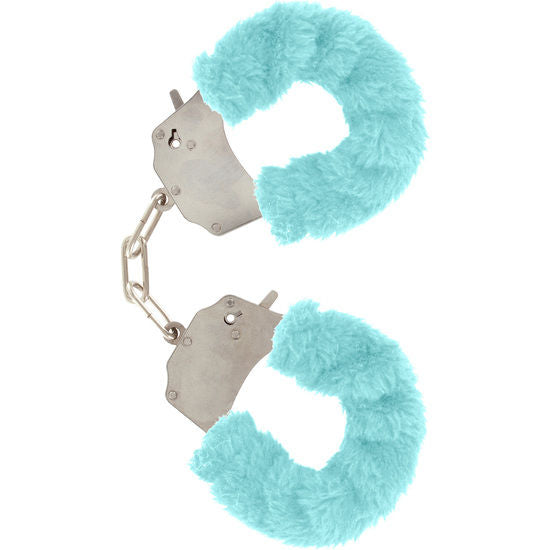 TOYJOY Manchettes Furry Fun Bondage Bleu — vue détaillée