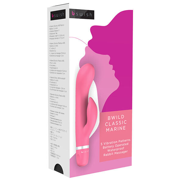 B SWISH Vibrateur Bwild Classic Marine Rabbit Goyava — vue détaillée