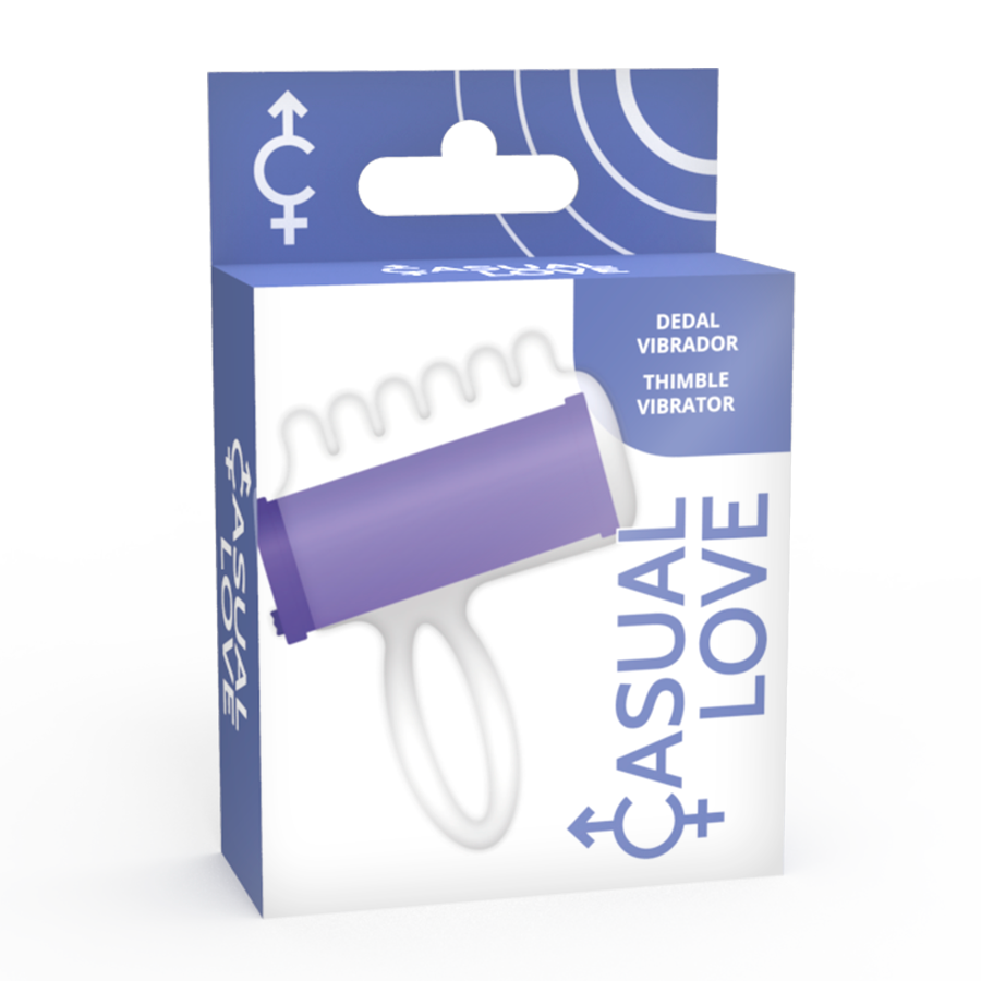 CASUAL LOVE Stimulateur Doigt Lilas — accessoires inclus