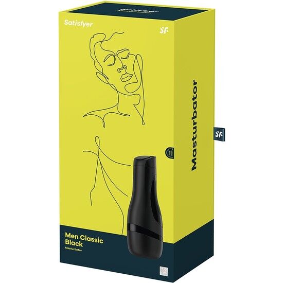 SATISFYER - Masturbateur Homme Classique Noir