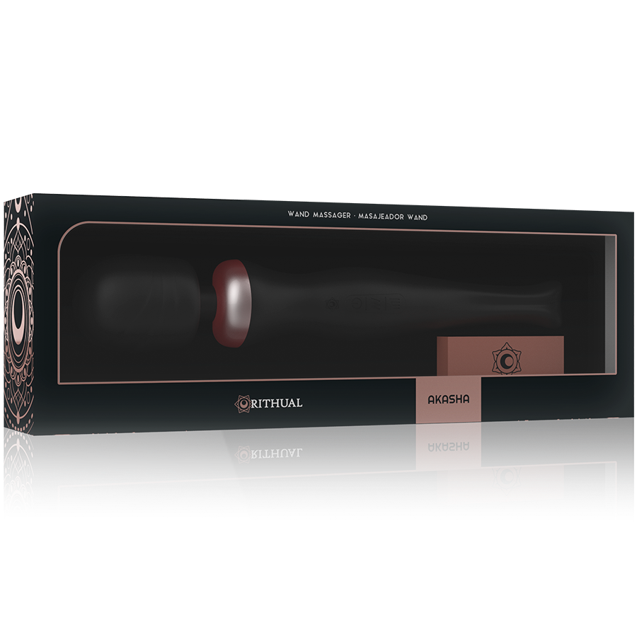 RITHUAL Baguette Akasha Puissante Rechargeable 2.0 Noire — accessoires inclus