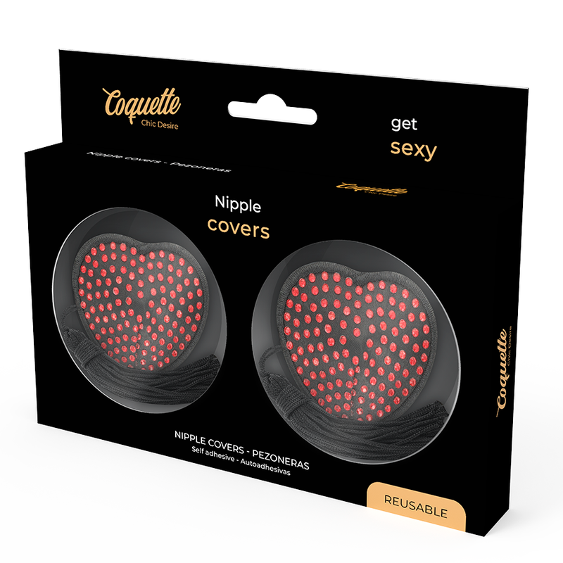 COQUETTE ACCESSORIES Cache-Malins Rouge / Noir — vue arrière