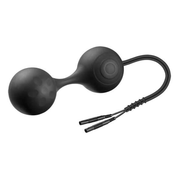 ELECTRASTIM Excersisteur Kegel Lula Silicone Noir — accessoires inclus