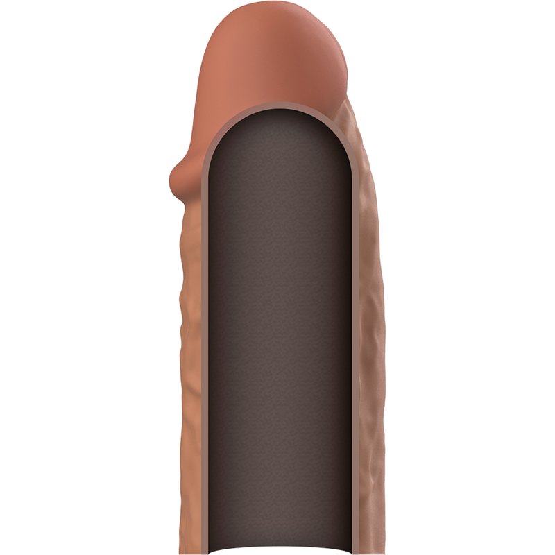 VIRILXL EXTENSION PÉNIS MARRON SILICONE LIQUIDE V3 — accessoires inclus