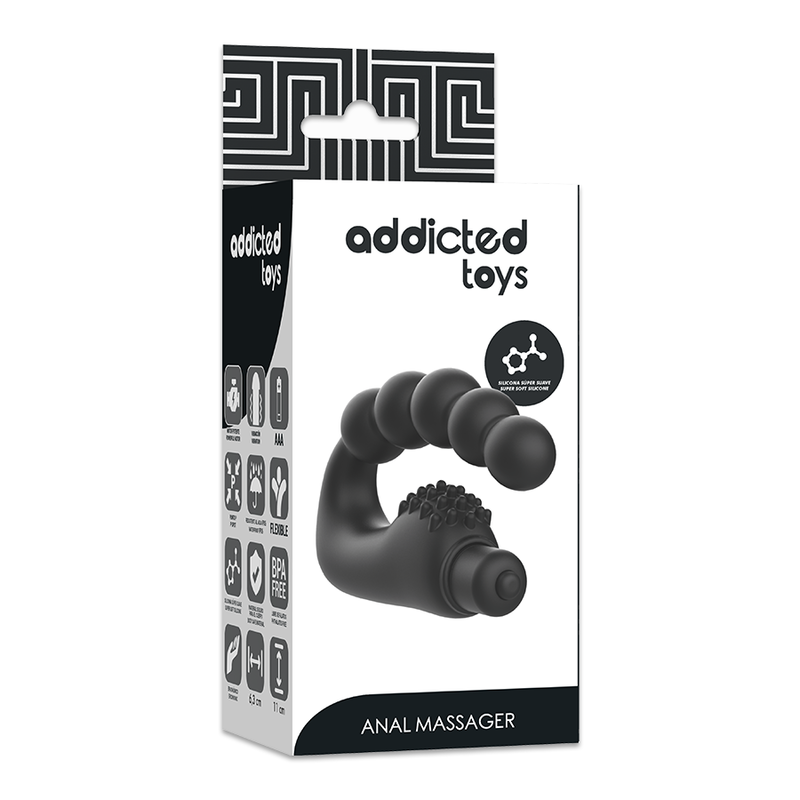 ADDICTED TOYS Masseur Anal Prostatique Vibration — accessoires inclus