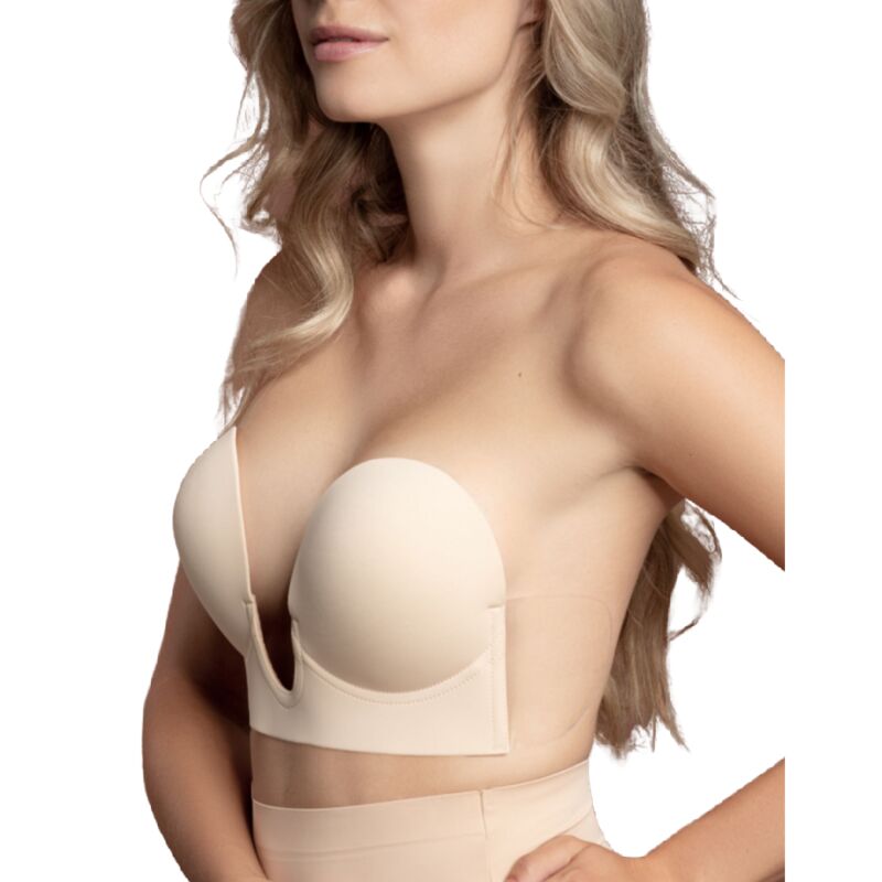 BYE BRA - BRAS Soutien-Gorge Sans Poignées Beige Bonnet E — vue détaillée