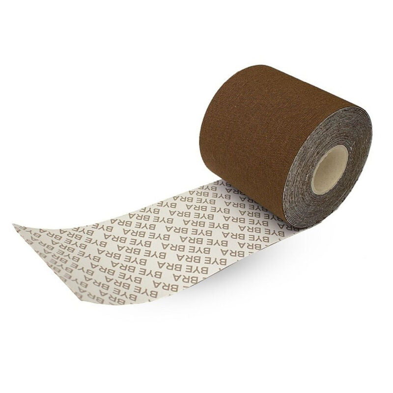 BYE BRA - TAPES Body Tape 5 M X 6,5 Cm + 3 Paires Cache-Matin Marron — vue détaillée