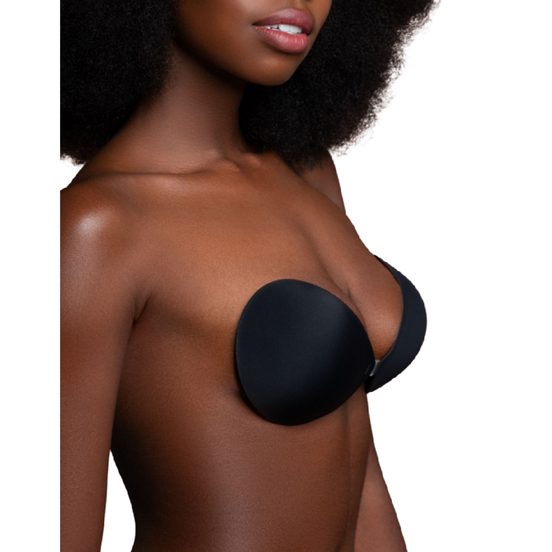 BYE BRA - BRAS Soutien-Gorge Invisible Noir Bonnet B - Aura Intime