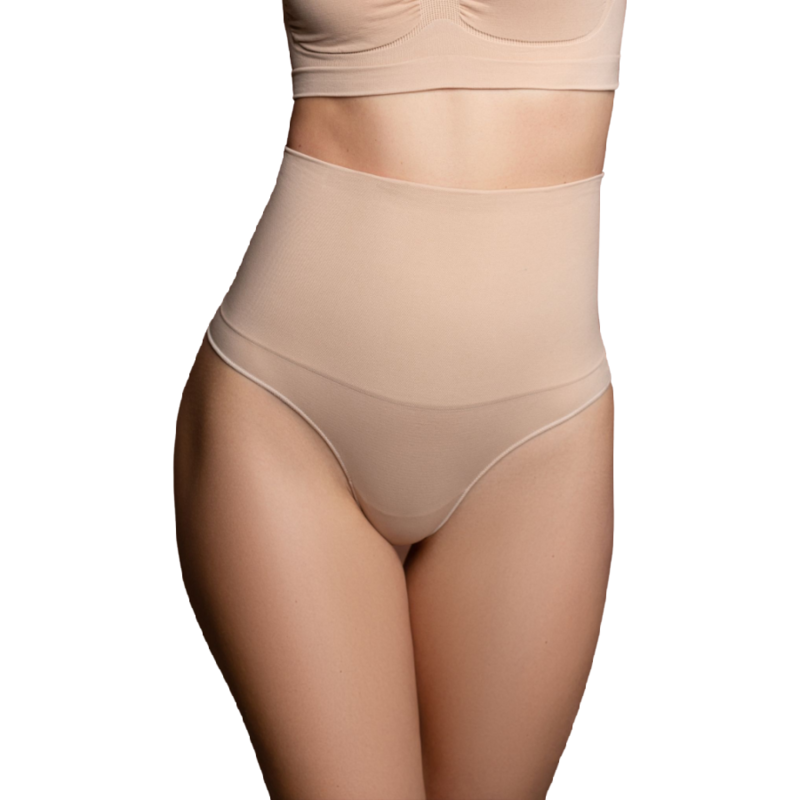 BYE BRA - UNDERWEAR Faonneur Sans Points Style String Beige Taille Xxl — vue détaillée