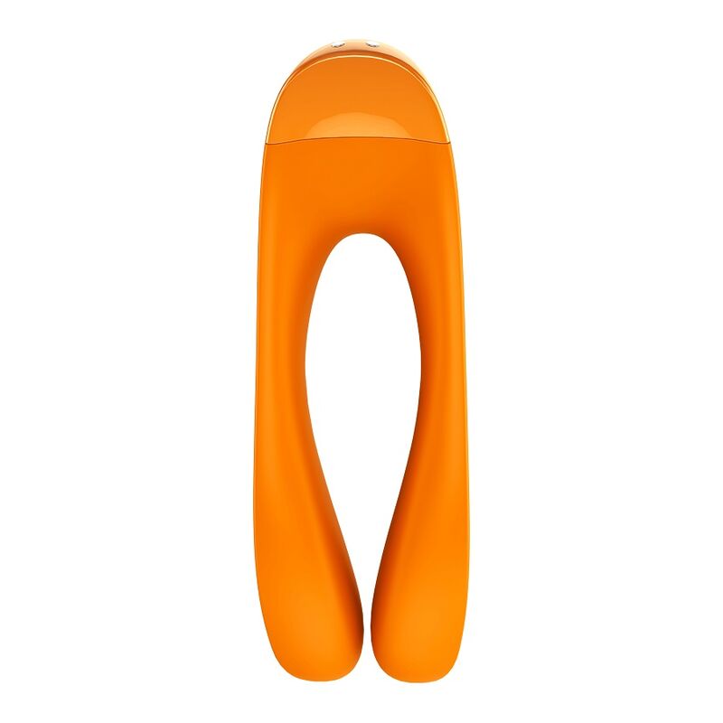 SATISFYER VIBRATOR Vibrateur Doigts Candy Cane Orange — vue alternative