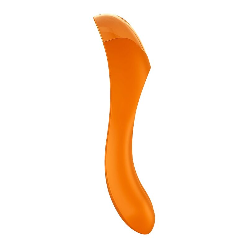 SATISFYER VIBRATOR Vibrateur Doigts Candy Cane Orange — vue arrière