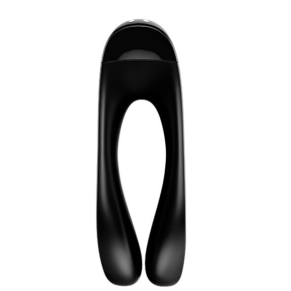 SATISFYER VIBRATOR Vibrateur Doigts Candy Cane Noir — vue arrière