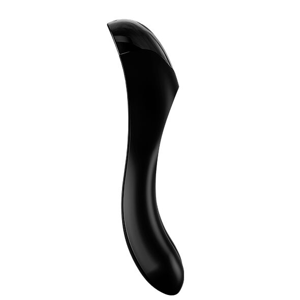 SATISFYER VIBRATOR Vibrateur Doigts Candy Cane Noir — accessoires inclus