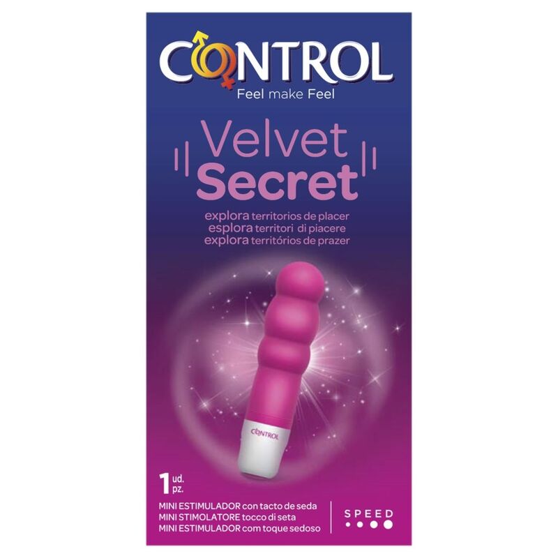 CONTROL TOYS Mini Stimulateur Secret Velours — vue arrière