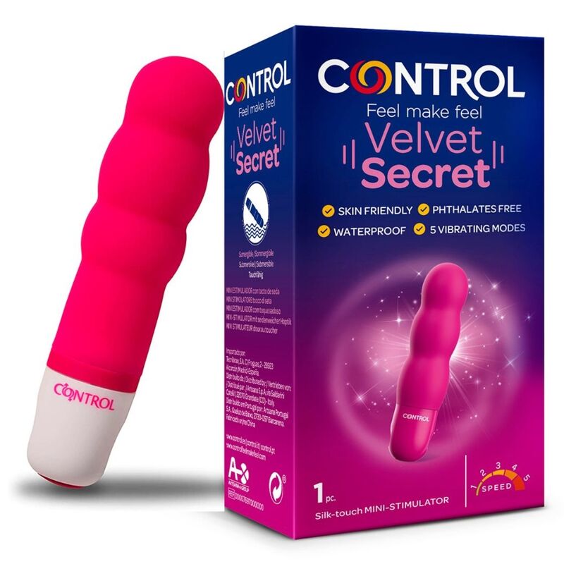 CONTROL TOYS Mini Stimulateur Secret Velours - Aura Intime
