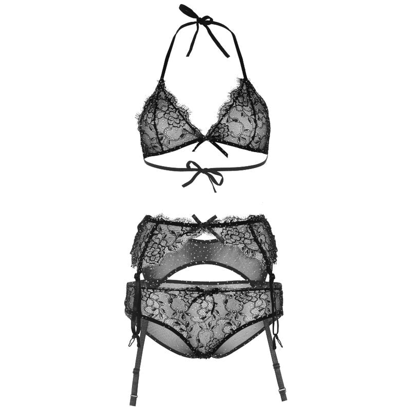 LEG AVENUE SETS Ensemble Trois Pièces Brillant M — vue arrière
